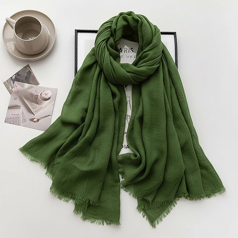 Cozy Cotton Hijabs - Green